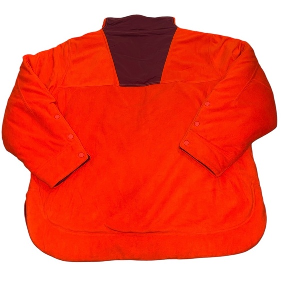 {NWOT Free People Movement Climber Fleece Oversized Pullover Blaze Combo Large} - Picture 2 of 7